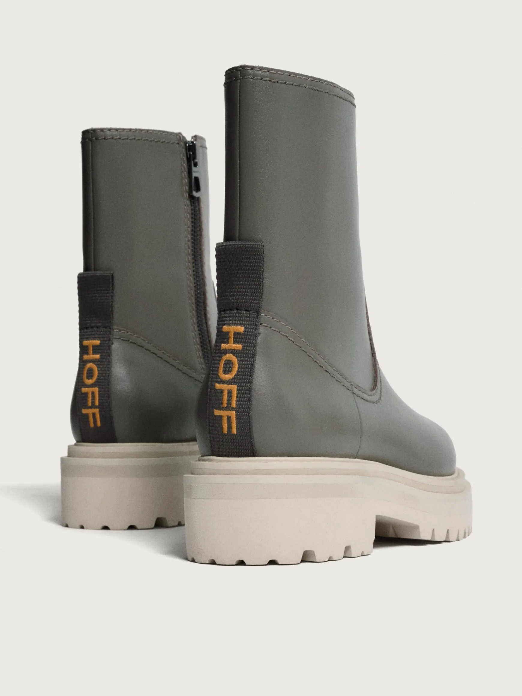 BOTA PIEL OFFICE GRIS