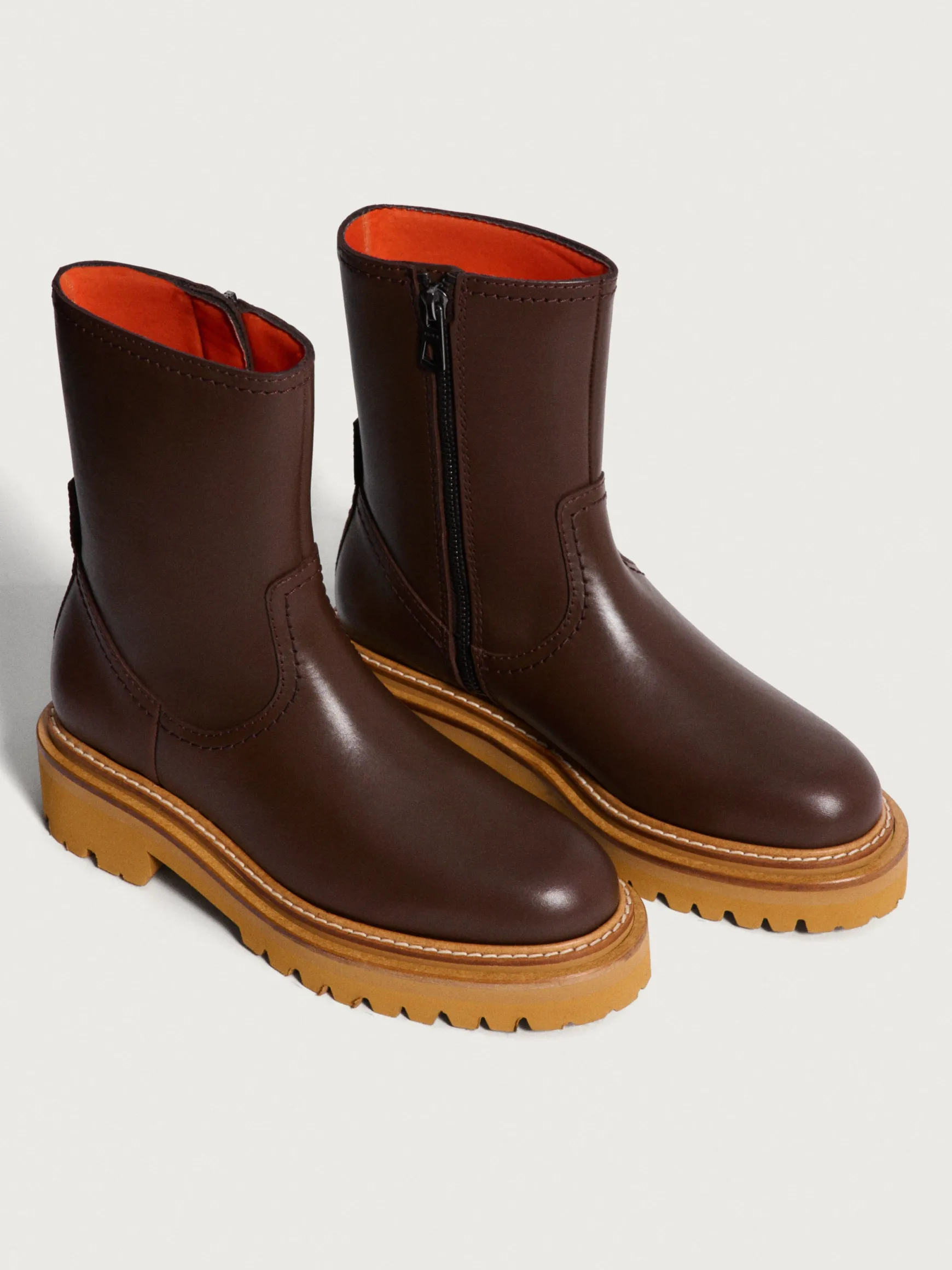BOTA PIEL OFFICE MARRÓN