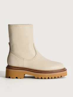 BOTA PIEL OFFICE OFF WHITE