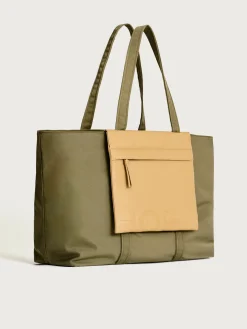 SHOPPER NYLON DAILY CAQUI